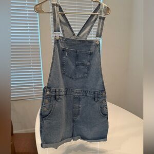 Celebrity Pink Denim Overalls